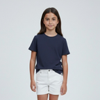 Polo Básico Escolar Azul Niño Niña (100% Algodón)