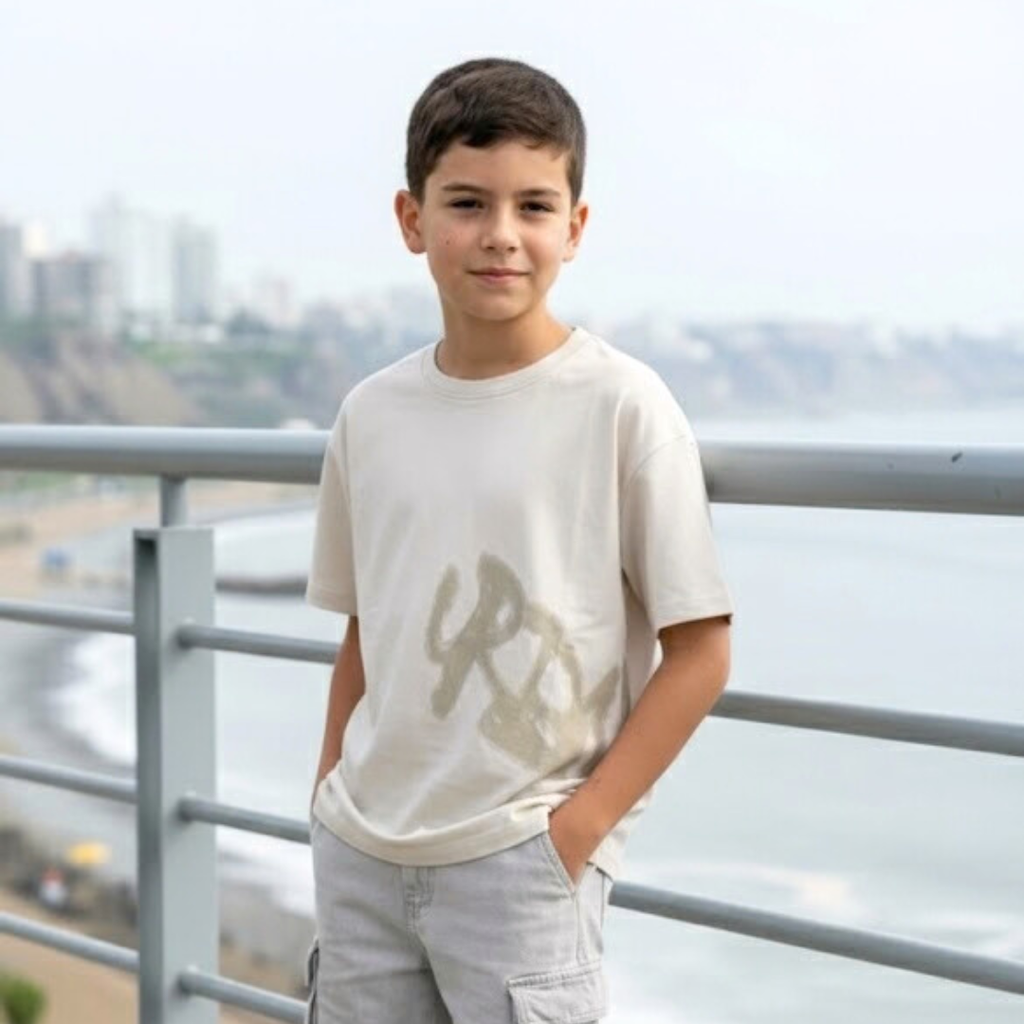 Polo Niño Boxy Urban Arena – 100% Algodón