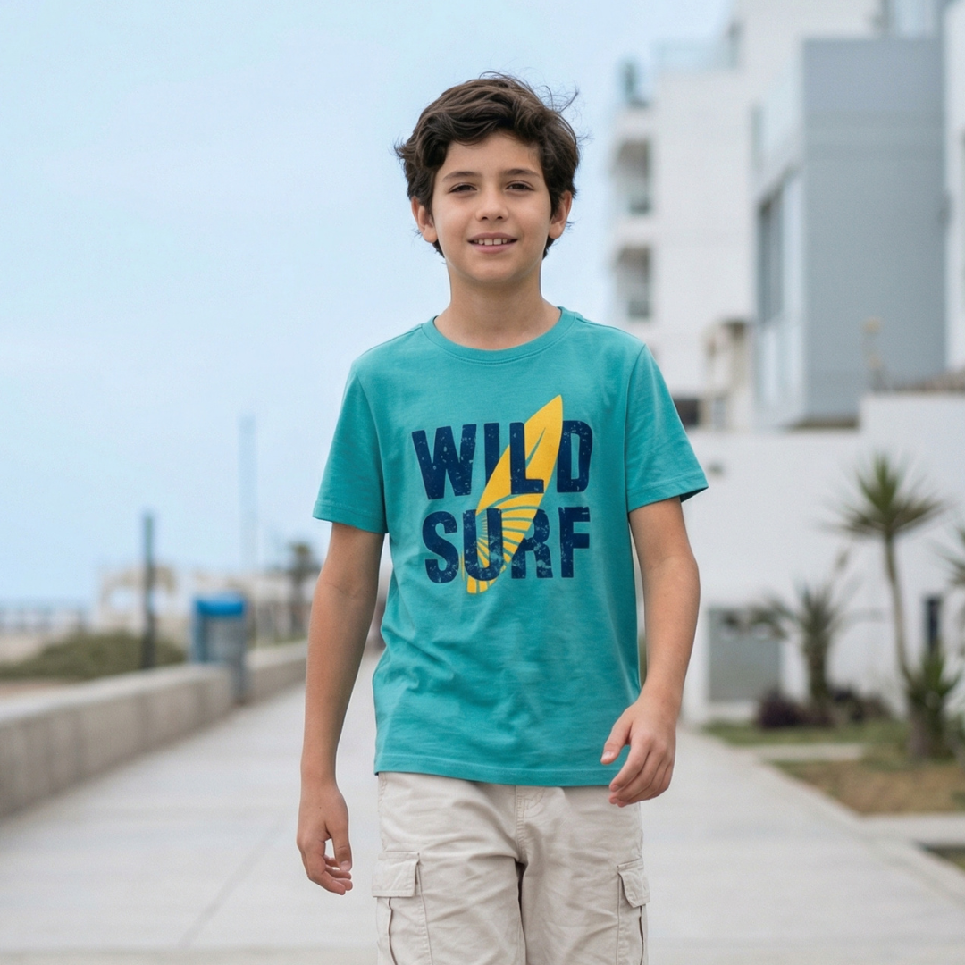 Polo Niño Wild Surf (100% algodón)