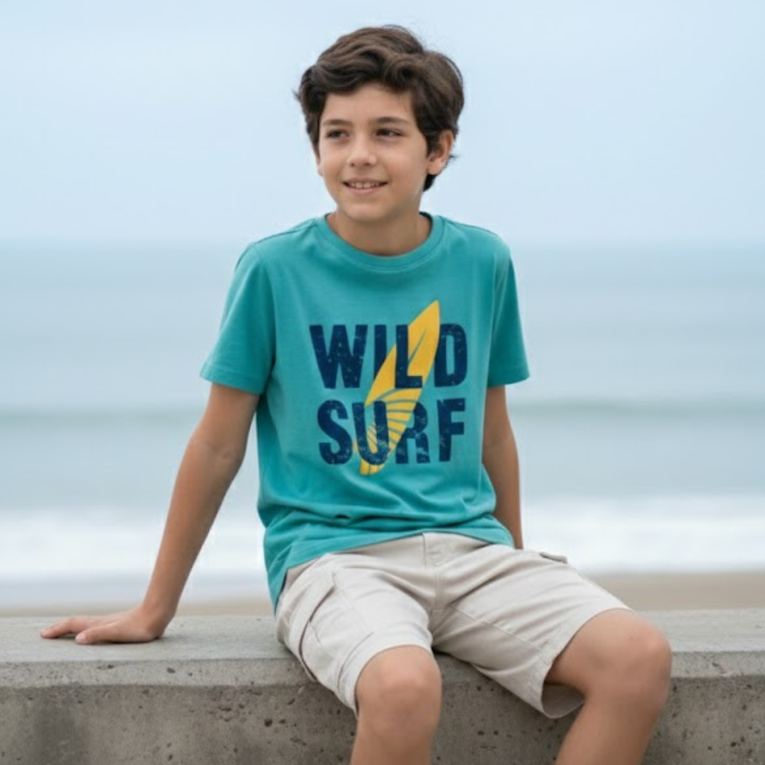 Polo Niño Wild Surf (100% algodón)