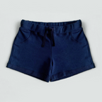 Short Niña Azul Navy (Algodón) - Le Petit Company