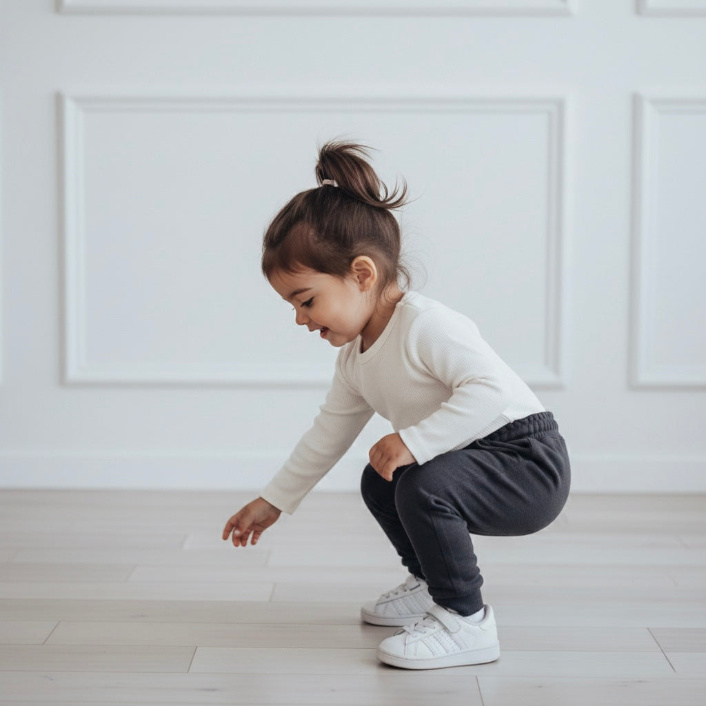 Jogger Buzo Niña Niño Charcoal (French Terry)