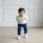 Jogger Buzo Niña Niño Cobalto (French Terry)