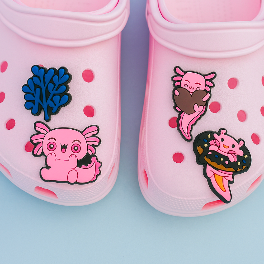 Accesorios para Crocs Pack Ajolote (4 pines)