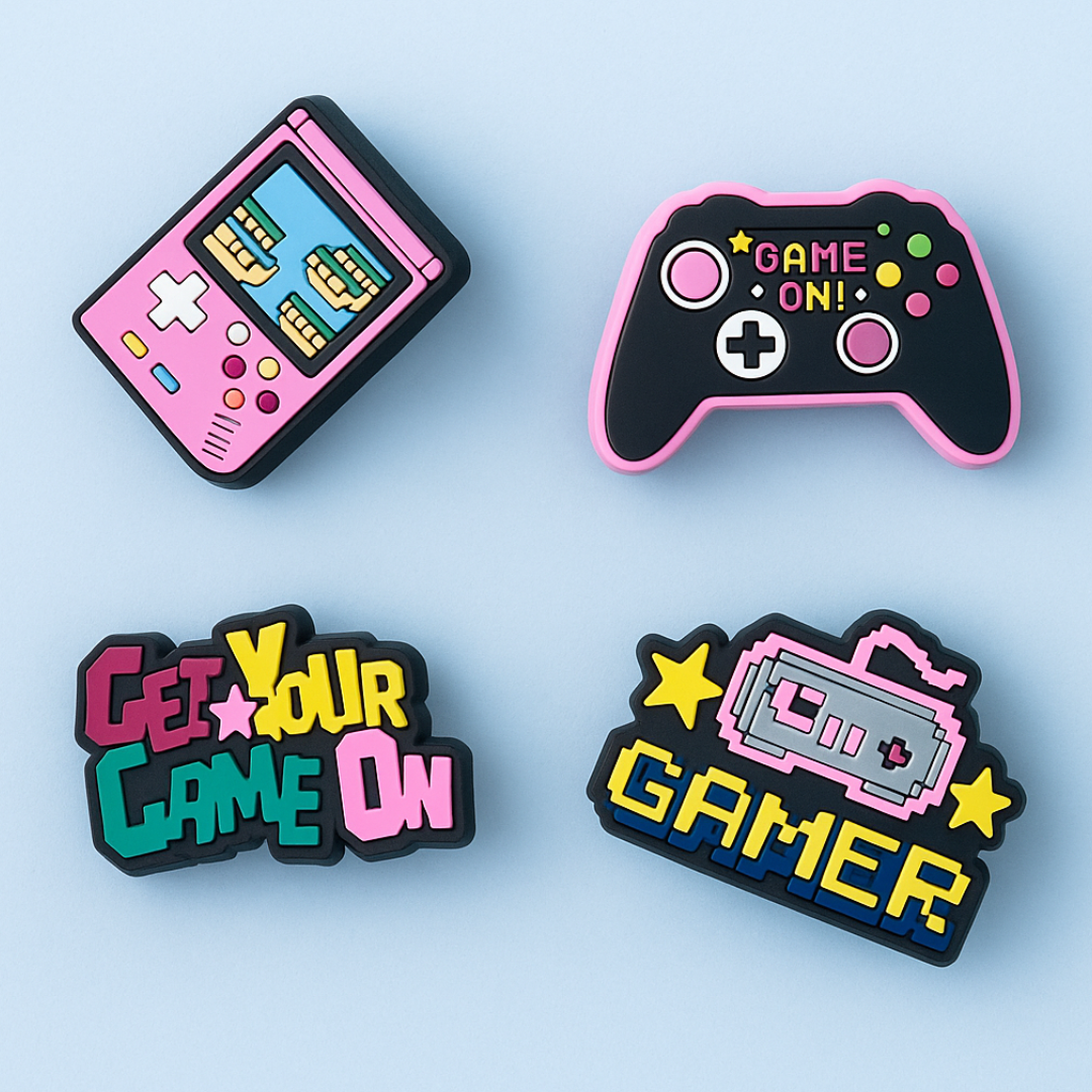 Accesorios Crocs Pack Pixel Gamer (4 pines)