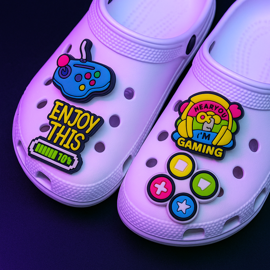 Accesorios Crocs Pack Level Up Gamer (4 pines)
