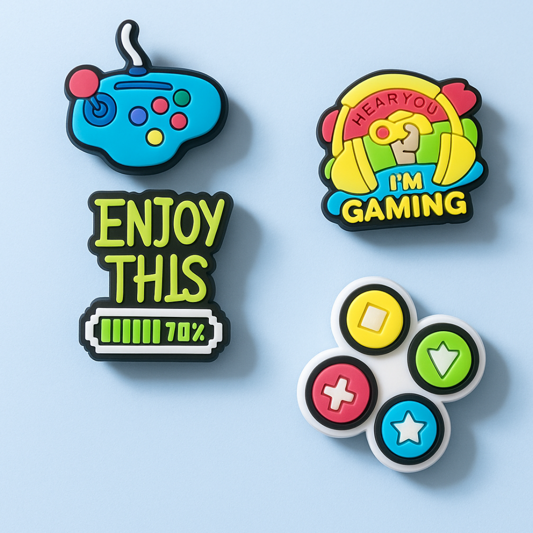 Accesorios Crocs Pack Level Up Gamer (4 pines)