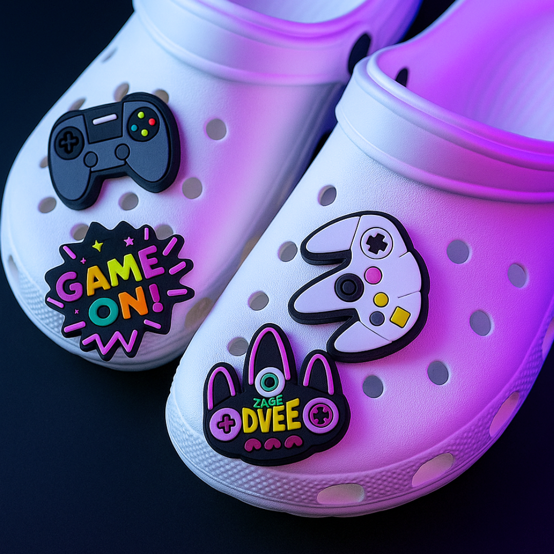 Accesorios Crocs Pack Retro Power Gamer (4 pines)