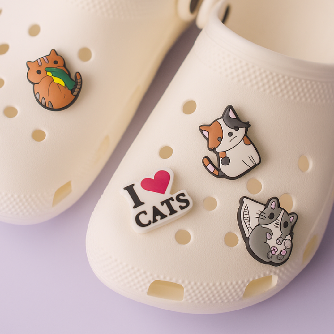 Accesorios Crocs Cat Lovers Mini Pack (4 pines)