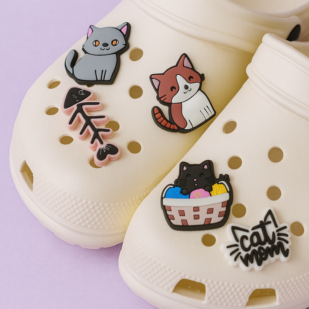 Accesorios para Crocs Cat Club Pack (5 pines)