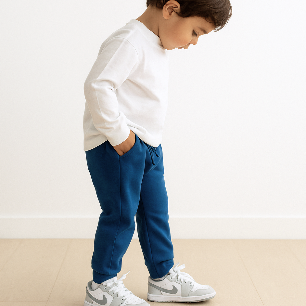 Jogger Buzo Bebé Cobalto (French Terry)