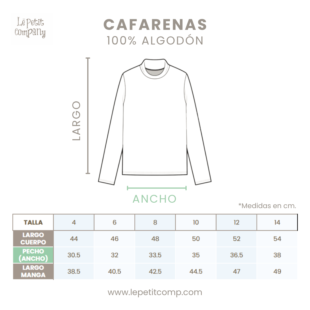 Medidas Cafarenas Niño Niña Algodón - ANG Kidz