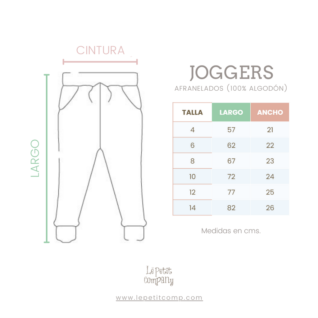 Medidas (Le Petit Company - Ropa para niñas y niños)
