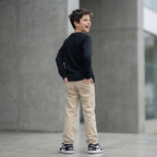 Pantalón Niño Beige Bolsillo