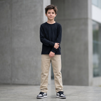 Pantalón Niño Beige Bolsillo