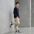 Pantalón Niño Beige Bolsillo