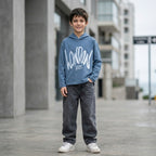 Niño hoodie azul London ANG Kidz – look urbano invierno Lima