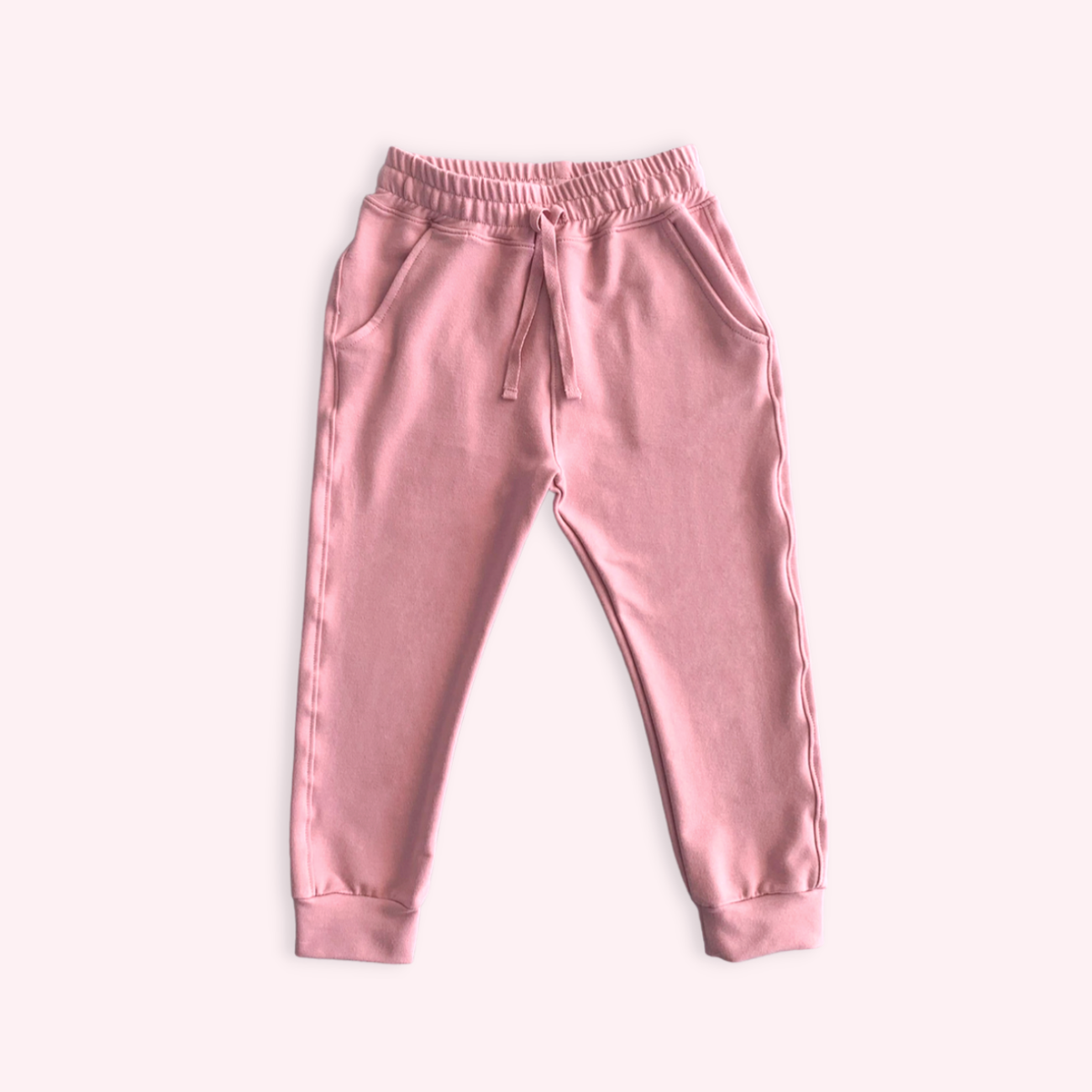 Jogger Niña Niño Rosa Suave (French Terry) - Le Petit Company