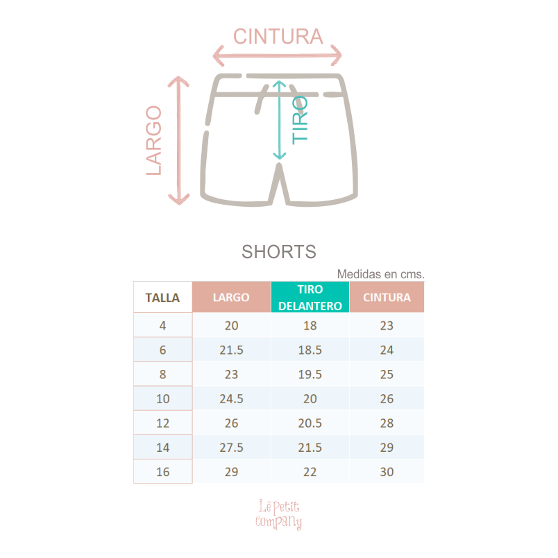 Short Limón Neón - Le Petit Company